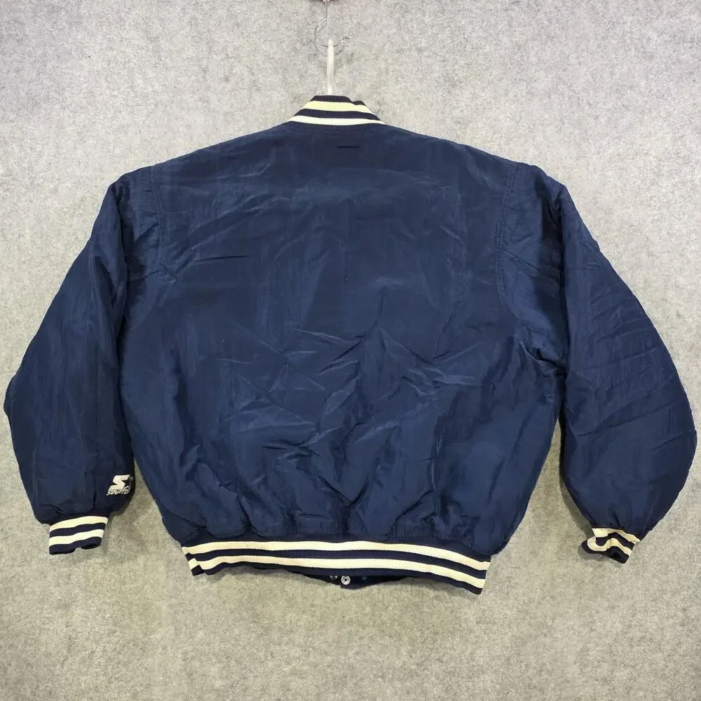 Vintage New York Yankees‎ Jacket Mens XL Blue MLB Baseball Starter Varsity 90s